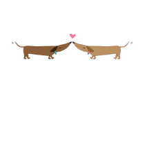 doxie love t-shirts by zuzuspetals doxie love t-shirts