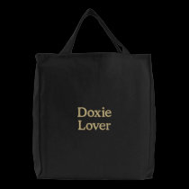"Doxie Lover" embroidered bags by kokobaby "Doxie Lover" embroidered bags