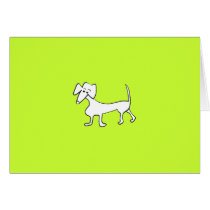 DOXIE NOTECARD IN LIME cards