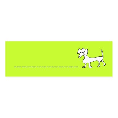 DOXIE PLACECARD BUSINESS CARD by boomarketing