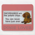 doxie_potato_chips, DOXIE LOVER mousepads