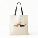 Doxie Smooch Tote Bags