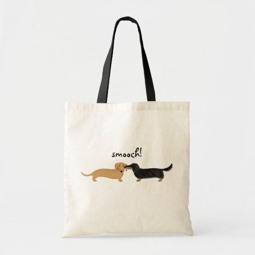 Doxie Smooch Tote Bags