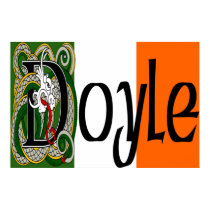 Doyle Celtic Dragon Print