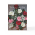 Dozen Roses Birthday Card card