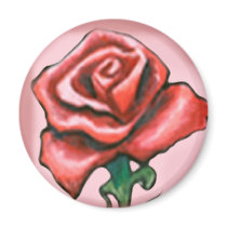 Dozen Roses magnets by FunGraphix Dozen Roses magnets