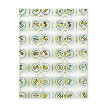 Dozens Of Screws Creating Colorful Pattern postcards by lifesphere Dozens Of Screws Creating Colorful Pattern postcards