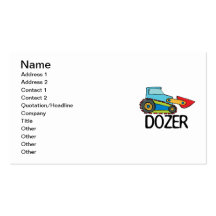 Dozer Business Cards