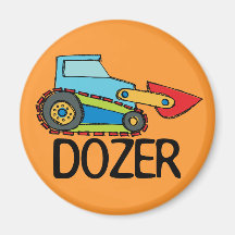 Dozer Fridge Magnets