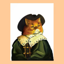 DR011 red persian cat poster posters