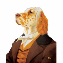 DR059 English setter photo sculpture photo sculptures