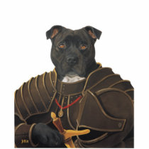 DR065 staffordshire bull terrier photo sculpture photo sculptures