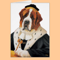 DR071 Saint Bernard card cards