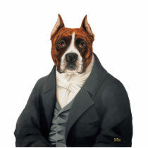 DR076 American Staffordshire photo sculpture photo sculptures