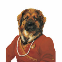 DR091 leonberger photo sculpture photo sculptures