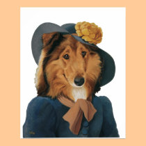 DR150 Scottish Sheepdog Collie poster posters
