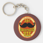 Dr. Dandy's Moustache Wax Key Chain
