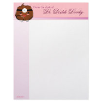 Dr. Doody Pink Letterhead Stationery
