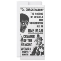 Dr Drackenstein! Custom Rack Cards