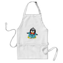 Dr Penguin aprons by fightcancertees Dr Penguin aprons