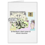 Dr Roarscach Interior Decorator Funny Tees & Gifts Card