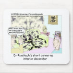 Dr Roarscach Interior Decorator Funny Tees & Gifts mousepads