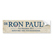 Dr. Ron Paul MD For Prresident 2012 bumper stickers