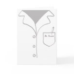 Dr. Scientist lab coat card - customizable!