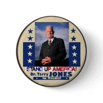 Dr. Terry Jones for President 2012 Button