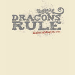 Dracons Rule -  Ladies Reversible Sheer Top T-shirts