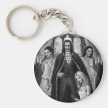 Dracula and his Ladies Key Chain