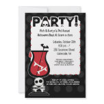 Dracula Cocktail Halloween Party 5x7 Invitation