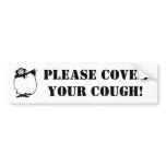 Dracula Cough bumper stickers