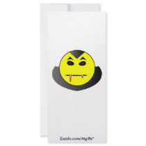 Dracula Smiley Rack Cards