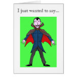 Dracula Thank You Card cards