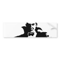 Dracula's Happy Halloween bumper stickers by belablack Dracula's Happy Halloween bumper stickers
