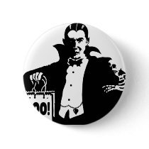 Dracula's Happy Halloween buttons by belablack Dracula's Happy Halloween buttons