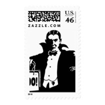 Dracula's Happy Halloween postage by belablack Dracula's Happy Halloween postage