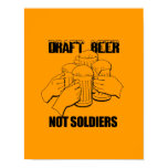 DRAFT BEER. NOT SOLDIERS. posters