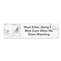 Draft Horse Abstract Bumper Sticker