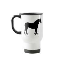 Draft Horse (black) mugs by dogsandhorses Draft Horse (black) mugs