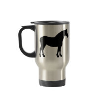 Draft Horse (black) mugs by dogsandhorses Draft Horse (black) mugs