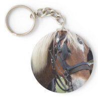 Draft Horse Keychain