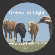 Draft horse Sticker stickers