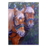 Draft Horses Card