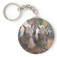 Draft Horses Key Chains