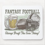 Draft the Sure Thing Fantasy Football Gear Mouse Pads