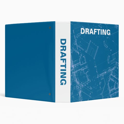 Drafting Blueprints Binder Zazzle