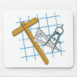 Drafting Design Tools Mouse Pad