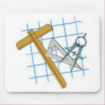 Drafting Design Tools Mouse Pad